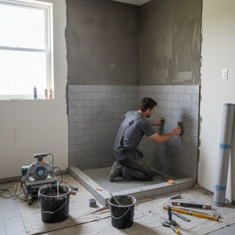 Tile Shower Pan Installation in Boise, ID